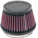 2 x K&N High-Flow Original Lifetime Universal Clamp-On Air Filter: High Performance, Premium, Washable: Flange Diameter: 3.5 In, Filter Height: 3 In, Flange Length: 0.625 In, Shape: Round Tapered, RU-4410