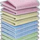 2 x 10PCS Upgrade Wire Dishwashing Rag, Non-Scratch, Wet and Dry, Double Layer, Multipurpose Wire Dishwashing Rags for Kitchen, Sinks, Cookware, Stove, Easy Rinsing, Reusable