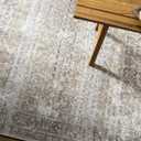 Livabliss x Our PNW Home Rainier Updated Traditional Washable Area Rug, 3'3" x 4'11", Taupe