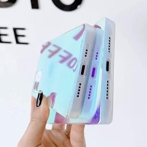 KERZZIL Girly Marble Geometric Pattern Compatible with iPhone 14 Pro Max Rectangle Edge Case,Chic Slim Golden Glitter Powder TPU Silicone Rubber Gel Sturdy Protective Bumper Cases Cover(Blue)