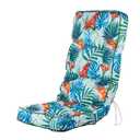 Pillow Perfect Sengala Teal for Indoor and Outdoor Use Bench/Swing Cushion, Spun_Polyester, Blue, 56 x 18 Inches