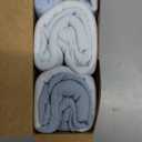 3-Pack Organic Swaddles for Newborns, Baby Sleep Sacks 0-3 Months - Baby Swaddle Wrap, Newborn Wearable Blanket, Infant Sleep Sack for Girls, Boys, Soft & Snug, Large Hook & Loop Closure (Glacier)