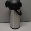 TOMAKEIT Airpot Coffee Dispenser Thermal with Pump,3L/102 Oz Insulated Stainless Steel Large Airpot Coffee Carafe Lever Action for Hot/Cold Water,Thermal Carafe for Hot Cocoa for Parties (101.4 Ounces)