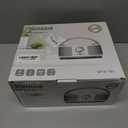 Portable CD Player Boombox with Bluetooth, FM Radio, Remote Control, USB Port and 3.5mm AUX Headphone Jack, Clear Stereo Sound, 4 Watts of Audio, AC/Battery Powered (White)