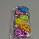 Mini Cute Correction Tape, 13.12ft, 12 Count Pack, Easy to Use, Dry Instant Tear-Resistant and Silent, School Office Supplies, Pink Purple Blue Green Orange Yellow