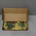 Floroom 18pcs Artificial Babys Breath Gypsophila Greenery Sprays, Real Touch Canary Yellow Fake Flowers for Wedding Bouquets Centerpieces Floral Arrangements and Decorations