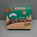 Shemira Christmas Train Set, Train Toys for Boys Girls,Toy Train with Light Smoke and Sound, Steam Train Set for Around Christmas Tree, Toys Gifts for 3 4 5 6 7 8+ Year Old Kids (Black)