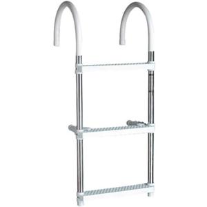 Seachoice Aluminum Boarding Ladder, 3 Steps, 15 in. Wide X 36 in. Tall