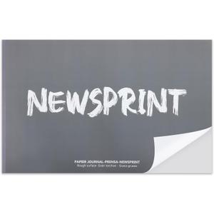 Feifeiya 24"x36" Newsprint Pad 100 Sheet Tape Bound Drawing Paper Sketch