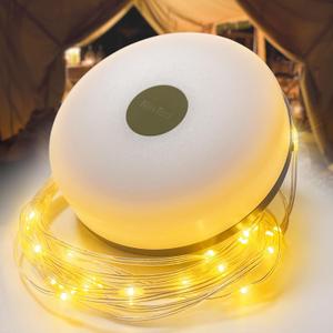 Camping Lights String Christmas: Outdoor String Light with 5 Lighting Modes - Quick 30s Recovery Durable and Waterproof - USB Charging - Portable Camping Lights for Yard/Hiking (32.8ft) 