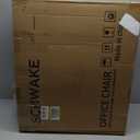 Ergonomic Office Chair Home Mesh Desk Chair with Adjustable Arms - Mid Back Computer Chairs for Adults - Swivel Task Chair Comfortable for Home Office (Black)