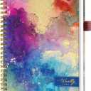Undated Weekly Planner, Weekly To Do List Notebook with Goal & Habit Tracker Organizer, A5 Weekly Planner Notebook with Spiral Binding, 6.1" x 8.2" - Color Splash