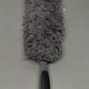 MR.SIGA Lint Free Microfiber Duster, Washable Duster for Household Cleaning Gray (4.3*2.3*17.9 in)