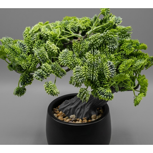Artificial Bonsai Tree Juniper Faux Plants Indoor Fake Plants Decor with Black Ceramic Pots for Home Table Office Desk Bathroom Shelf Bedroom Living Room Farmhouse Decorations