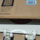 Bemis Ashland Modern Wood Toilet Seat with Decorative Edge, Slow Close, Secure Hinges, Made in USA, Elongated, Biscuit