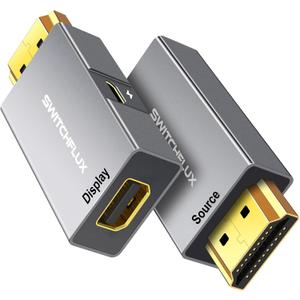 HDMI to Mini DisplayPort Adapter [1 Pack], 4k@60Hz HDMI (Source) to Mini DP (Display) Adapter, Male to Female Converter Compatible with PC, Graphics Card, Laptop, Xbox, PS5