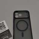 TOCOL for iPhone 17 Pro Max Case, Compatible with Magsafe, Full Camera Protection, Built-in Magnetic Ring, Translucent Matte Phone Case for iPhone 17 Pro Max 6.9 inch (Black)