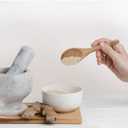10 Piece Measuring Cups and Measuring Spoons Set, Handcrafted Wood Measuring Cups with Tablespoon Teaspoon Measuring spoons for Dry Ingredients, Natural Wooden Measuring Set for Cooking Baking
