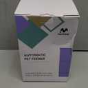 IMIPAW Automatic Cat Feeder, 3L Timed Dry Food Dispenser with Desiccant, Programmable Portion Control, Dual Power Backup, 10 Meals Daily, 15 Portions Per Meal, Suitable for Small Pets, Easy Setup (White)