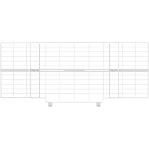 16-Inch Height Extension for Pet Gates, Adjustable Top Extension Piece for 26-42 Inch Wide Gates, Prevents Cats from Jumping Over, White