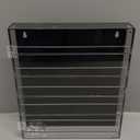 KISLANE 5-Tier Acrylic Toy Car Storage, Toy Cars & Matchbox Cars Display Case, Transparent Toy Car Case Showcase with Magnetic Switch Door (5-Tiers)