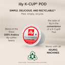 illy Coffee K Cup, Pods for Keurig Machines, Classico Medium Roast, 100% Arabica, Premium Italian Coffee, 32 Count, 1 Pack