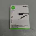 BELKIN ROCKSTAR 3.5MM AUDIO CABLE WITH USB-C TYPE-C CONNECTOR BLACK 3FT