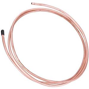 6mm OD 4.8mm ID Copper Tube, Soft Coil Tubing, 2m Long Copper Pipe for Refrigeration Tubing Coil, Air Conditioner, Refrigerator, Freezer