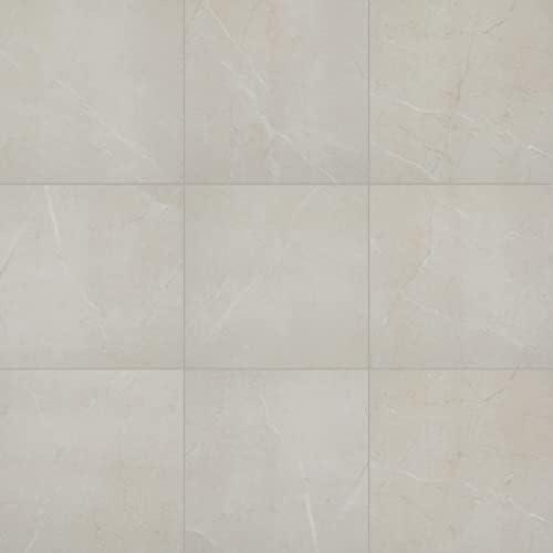Daltile Perpetuo 12" X 12" Porcelain Marble Look Floor & Wall Tile in Polished Elegant Beige (6 pieces per carton) (12.22 sqft per carton)