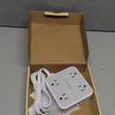 TESSAN Surge Protector Power Strip, 5 Ft Flat Plug Extension Cord with 3 USB (1 USB C) 8 Outlets, 1250W, 900J Protection, 3 Sided Outlet Extender with Power Switch for Office, Dorm Room, Grey
