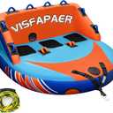 Airhead Mable Towable Tube for Boating, 1-3 Rider Inflatable Boat Tube for Water Tubing, Waverider 3p