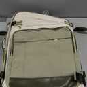 LOVEVOOK 40L Travel Backpack for Women & Men - 17.3 Inch Carry On Backpack & Personal Item Backpack for Airlines, Spacious and Durable Design, with 3 Packing Cubes (Large-40L-4Pcs, Light Green-beige-olive Green)