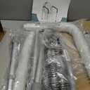 PELEGON Toilet Safety Rails (350 lb) - Adjustable Toilet Safety Frame & Rails, Toilet Safety Rail for Elderly Adults, Toilet Handles for Seniors, Toilet Bars for Elderly & Handicap (Dark Blue)