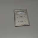 2-Pack Combo Decorator/Double Toggle Light Switch Cover Plate, Brushed Nickel Pearls Decorative Switch Plates and Outlet Covers, Metal Wall Plates for Electrical Outlets