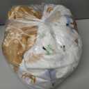 Unnivoll Fleece Baby Sleep Sack 0-6 Months Long Sleeve 2.0 Tog Baby Wearable Blanket with 2-Way Zipper Warm Sleeping Sack for Toddler Infant Newborn - Small Brown & White Elephant