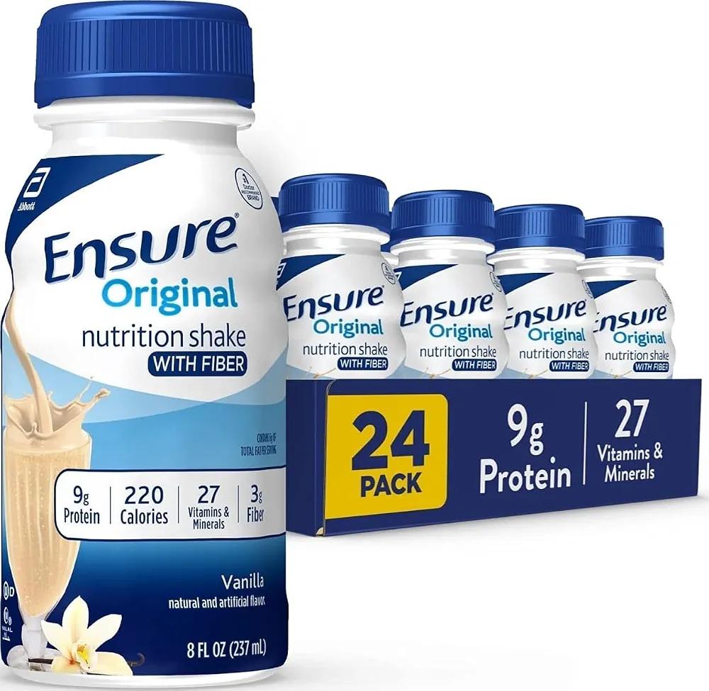 Small Meal Replacement Nutritional Drink for Adults, has 9g Protein, 27 Essential Vitamins & Minerals, 3g fiber Exp. 06/01/2027