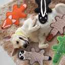 5 Pack No Stuffing Squeaky Dog Toys for Large Dogs - Interactive Durable Plush Chew Toy with Crinkle Paper, Safe Pet Toy for Small to Large Breed, Ideal for Puppy Gifts & Tug of War Toys