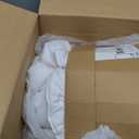 Oversized King Comforter 120x98, Extra Large Super King Comforter, Lightweight Soft Quilted Down-Alternative Duvet Insert, Fluffy Breathable Microfiber with 8 Corner Tabs, All Season Bedding White