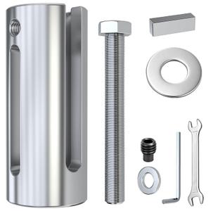 5/8 to 1 Inch Crank Shaft Sleeve Adapter Compatible with Predator 212 196cc 97cc GX160 GX120 GX140 GX200 Engine with 5/8" Shaft Coleman CT200U CT200U-EX BT200X Baja DB30 MB200 Mini Bike Parts