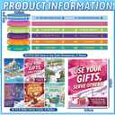 30 Sets VBS Glow Dark Christian Bracelets Illumination Themed