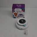 ORSDA 2in1 Interactive Toys for Indoor Cats, Timer Auto On/Off, Cat Toy Balls & Ambush Electronic Cat Mice Toy for Entertainment with 6pcs Feathers, Dual Power Supplies (Ivory White)