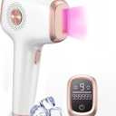 INNZA IPL Hair Removal with Ice Cooling Care Function for Women Permanent,999,999 Flashes Painless IPL Hair Remover, Hair Removal Device for Armpits Legs Arms Bikini Line (Rose Gold-2)