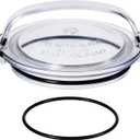 Pool Pump Lid and O-Ring Replacement Compatible with Hayward Power-Flo SPX1500D2A, Clear Pump Strainer Cover for Above Ground Pool Pump