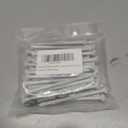 WenSilon(30 PCS) 1/4" x4 White Concrete Screw Anchor White Flat Head for Anchoring to Masonry, Block or Brick Stucco