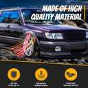 4PCS 780mm+780mm Universal Fender Flares Wide Body Kit Wheel Arches Auto Car Body Kit Durable Polyurethane Black