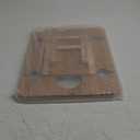 Kingrol Bamboo Wine Picnic Table with Wine Bottle, Glass and Cheese Knife Holder - for Park Camping Beach Outdoor Snack, Wine Lover Gift, Foldable and Portable, 16.1 x 12.5 x 6 Inch