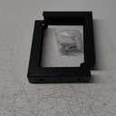 suptek Universal Projector Screen Wall Mount L-Brackets Wall Hanging Mount 6 inch Adjustable Extension Mounting Hooks for Projection Screen up to 66 lbs, 30 kg Capacity Each, PRL001B, Black (1 Pair)