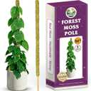 DUSPRO 52'' Forest Moss Pole for Plants, Forest Tall Moss Poles for Climbing Plants Monstera, Sphagnum Moss Stick for Monstera Plant Support, Handmade Plant Stakes for Indoor Plants Grow Upwards