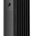 Portable Electric Radiator Heater, Space Oil Filled Heaters with 3 Heat Settings, Adjustable Thermostat, Overheat & Tip-Over Protection For Indoor Use,1500W (Deep Black)