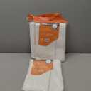 Superio Squeegee Mopping Towel Floor Cloth White Cloth for Cuban Style Mop, Israeli Sponga, Kitchen, Bathroom Cleaning, Tile, Stone, Wood, Floor Washing, Drying Towel -18"x24", 9 Pack